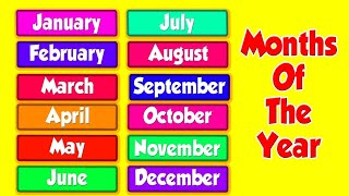 Months of the Year Song  Mr Reed  Songs for Kids [upl. by Holman972]