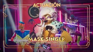 El Helado canta Nochentera  Mask Singer Adivina quién canta [upl. by Trub]