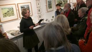 Artist Angela Harding gives a talk [upl. by Grochow]