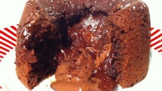 HOW TO MAKE NUTELLA LAVA CAKES [upl. by Chaudoin903]