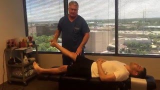 L5S1 Herniated Disc Patient Exam amp Treatment At Advanced Chiropractic Relief Ring Dinger Too [upl. by Zeret358]