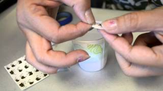 How to apply water slide nail decal [upl. by Endres]