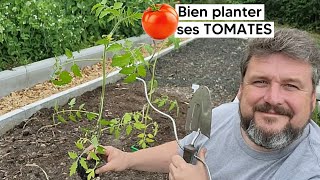 Comment bien planter les TOMATES 🍅 puis réussir leur culture『TUTO』 [upl. by Alyag]