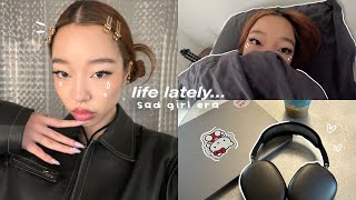 sad girl era vlog😢 why i’ve been gone reset exciting updates cute nails friends [upl. by Killie]