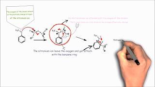 Nitration of Anisole  Nitration Mechanism Nitration of Methoxy Benzene  Whiteboard Animation Easy [upl. by Hoehne]