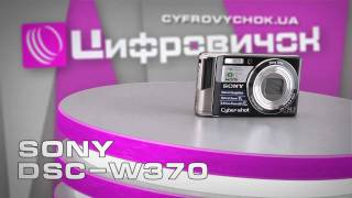 Видеообзор Sony DSCW370 [upl. by Egiarc307]