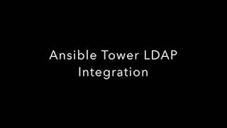 ansible tower ldap configuration [upl. by Candide]