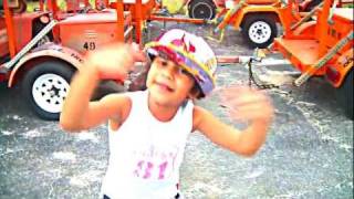 Baby Kaely 6 year old rapper Kool Kidz video Playground music [upl. by Mountford]