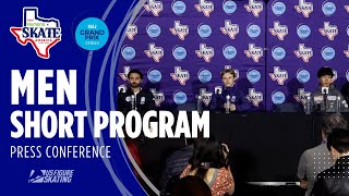 Men Short Program Press Conference  2023 ISU Humana Skate America [upl. by Oinotla]