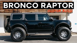 2023 FORD BRONCO RAPTOR  APG Off Road Custom Build [upl. by Rennerb]