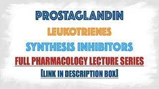 Prostaglandin and Leukotrienes synthesis Inhibitors with mechanism of action in detailsPharmacology [upl. by Zamora]