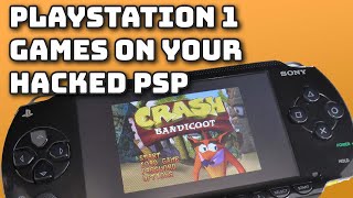 Full speed PlayStation games on your modded PSP  play any game you want [upl. by Haimrej]