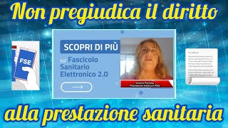 Fascicolo sanitario elettronico  La revoca del consenso allaccesso ai dati personali [upl. by Fenelia647]