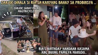 ZANJOE MARUDO DINALA SI RIA ATAYDE SA KANYANG BAHAY SA PROBINSYA ❤️ RIAS HANDAAN WITH THE MARUDOS [upl. by Feodora]