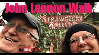 JOHN LENNON FOREVER  Strawberry Fields  Mendips  Quarrymen  Beatles Walk  January 2022 [upl. by Htiek910]