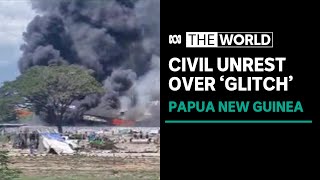 Riots and looting in Port Moresby after pay packet error  The World [upl. by Ayitahs]