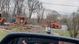 MOW on the Harrisburg East Line Hummelstown Pa [upl. by Ennaitsirhc]