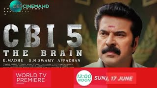 CBI 5 The Brain Full Movie Hindi Dubbed Confirm Release Date Mammootty New Movie [upl. by Thetos]