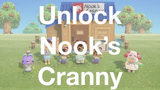 How to Unlock Nooks Cranny in Animal Crossing New Horizons [upl. by Orelu]