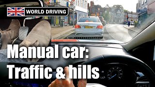 Clutch Control in Traffic amp on a Hill  How to Drive a Manual Car [upl. by Gerius94]