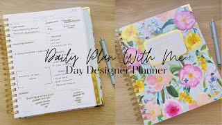 Daily Plan With Me  How I Daily Plan  Day Designer  August 2023 [upl. by Camp]