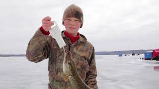 Ice Fishing on Portage Lake [upl. by Ruperto221]