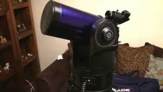 Meade ETX105 operation [upl. by Wilek]