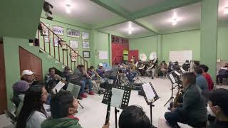 Banda de Música de San Melchor Betaza  La más bonita Cumbia [upl. by Cinimod]