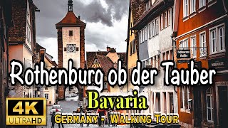 Rothenburg ob der Tauber Bavaria Germany Walking Tour 2024 [upl. by Giwdul990]