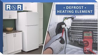 How to Test amp Replace a Defrost Heater in a Refrigerator  Repair amp Replace [upl. by Eldon955]