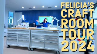 Felicias Craft Room The 2024 First Quarter Tour [upl. by Leventis612]