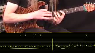 GUTHRIE GOVAN FIVES WITH Animated GUITAR Tab [upl. by Atiuqan]