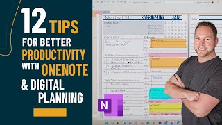 Best 12 OneNote Tips for Better Productivity with Digital Planning [upl. by Belier127]