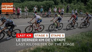 Last KM  Stage 5  Dauphiné 2023 [upl. by Notsua]