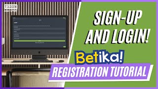 BETIKA PLATFORM HOW TO SIGN UP AND LOGIN TO BETIKA PLATFORM [upl. by Petty455]