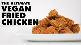 The Ultimate Vegan Fried Chicken Seitan Recipe [upl. by Ahsemal550]