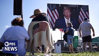 WATCH LIVE Trump returns to site of Pennsylvania rally shooting to campaign with Vance and Musk [upl. by Meehar]