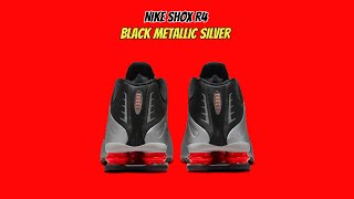 Nike Shox R4 Black Metallic Silver [upl. by Wurst]