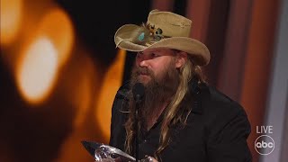 Chris Stapleton Accepts the 2021 CMA Award for Single of the Year  The CMA Awards [upl. by Englebert]