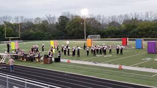 Cudahy HS Marching band at Greendale Marching Band Invitational 092918 [upl. by Aniras]