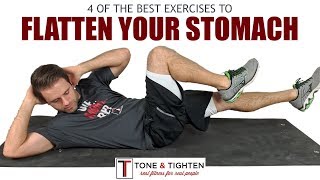 4 Ab exercises to flatten your stomach [upl. by Aisak]