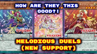 912  Yugioh  Melodious Duels New Support Deck Download in Description [upl. by Ashbey]