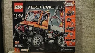 LEGO TECHNIC 8110 MERCEDESBENZ UNIMOG U 400 [upl. by Nirda]