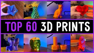 Top 60 BEST 3D Prints of the MONTH with Satisfying Timelapse  Recap January [upl. by Paulette303]