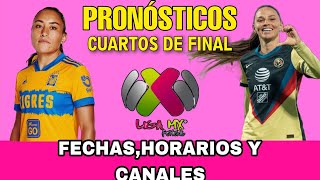 CUARTOS DE FINAL LIGA MX FEMENIL CLAUSURA 2024 FECHAS HORARIOS Y CANALES [upl. by Gow820]