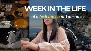 week in the life of a tech intern in vancouver👩🏻‍💻🇨🇦 [upl. by Osric]