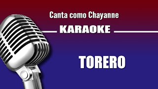 Torero con letra  Chayanne karaoke [upl. by Eastlake]