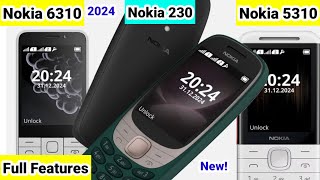 Nokia 6310 2024  Nokia 5310  Nokia 230 2024 Review [upl. by Wallinga]