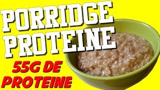 Recette Délicieux PORRIDGE Protéiné Flocons dAvoine  Collation [upl. by Samuel]