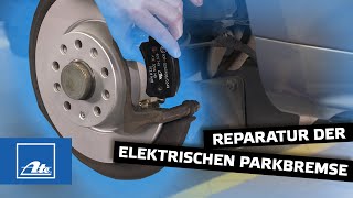 DE Bremsbelagwechsel bei der elektrischen Parkbremse  ExpertTalk [upl. by Nneb]